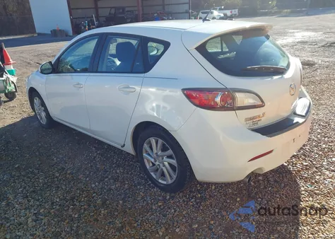 2012 Mazda Mazda3 I Touring z USA, uszkodzony, nr VIN JM1BL1L74C1664430